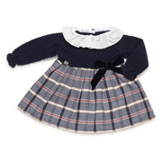 Juliana navy knitted dress - 25653.