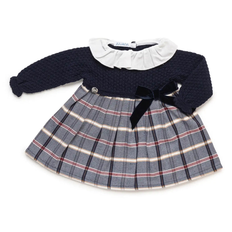 Juliana navy knitted dress - 25653.