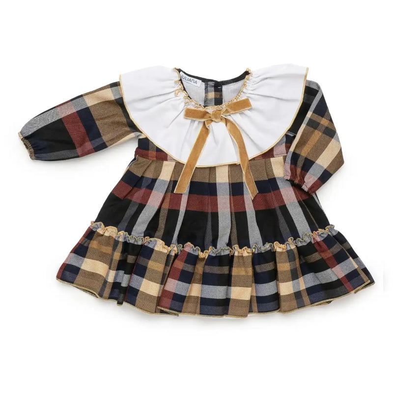 Juliana baby girl's plaid dress - 26671.