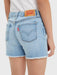 Closer view of the Levi's 501 shorts.