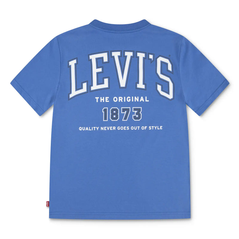 Back of the Levi's blue always original t-shirt.
