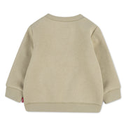 Back of the Levi's beige batwing sweatshirt.