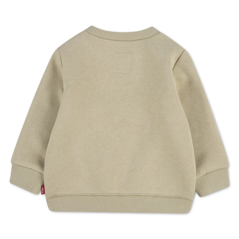 Back of the Levi's beige batwing sweatshirt.
