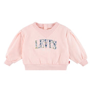 Levi's baby girl's flower logo sweatshirt - em120.
