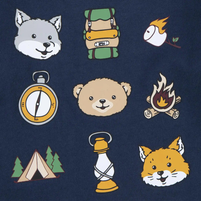 Closer look at the Levi's hiking t-shirt.