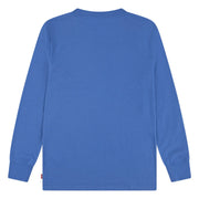 Back of the Levi's blue long sleeve batwing t-shirt.