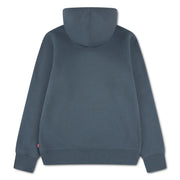 Back of the Levi's grey mini logo hoodie.