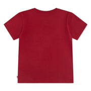 Back of the Levi's red mini logo t-shirt.