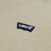 Closer look at the Levi's mini logo tracksuit showing detail of the navy batwing logo.