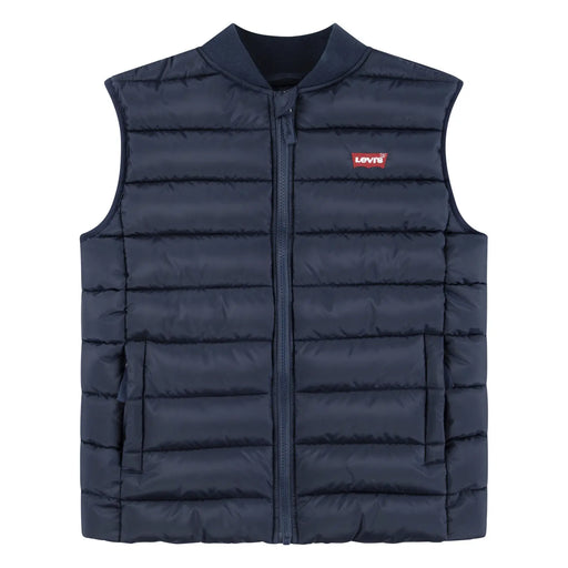 Levi's boy's navy padded gilet - em727.