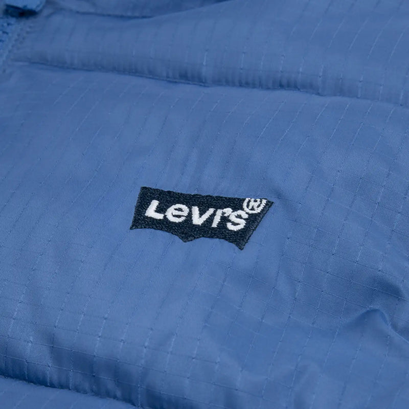 Closer view of the Levi's padded gilet.