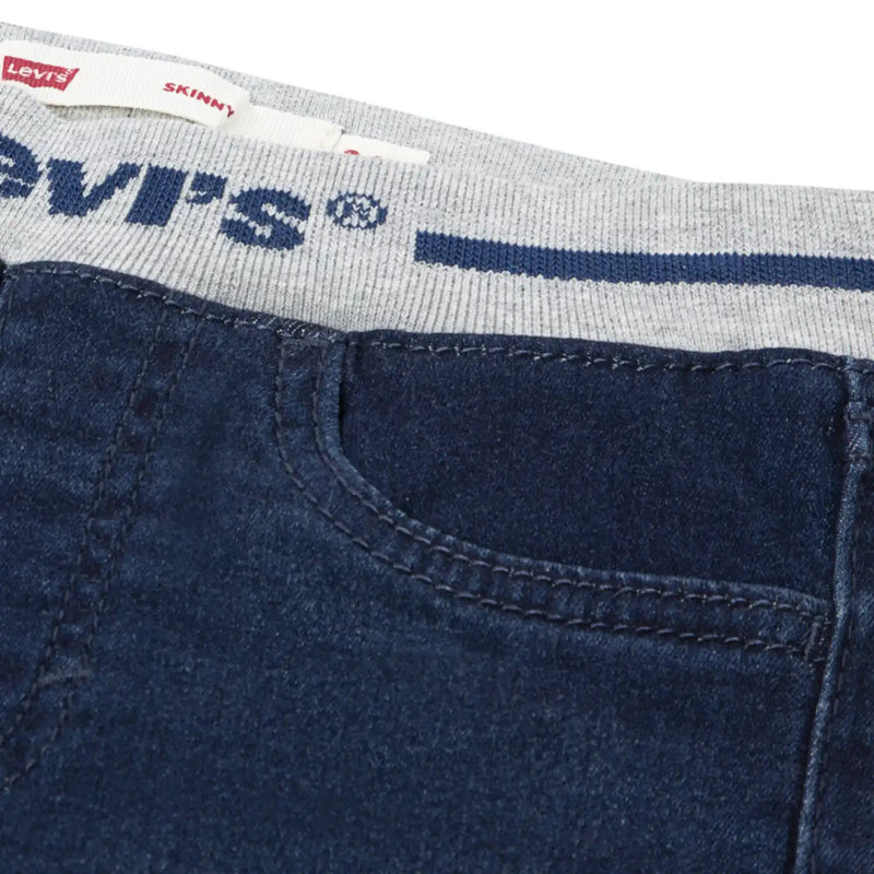 Levi's pull on jeans with grey elasticated waistband.