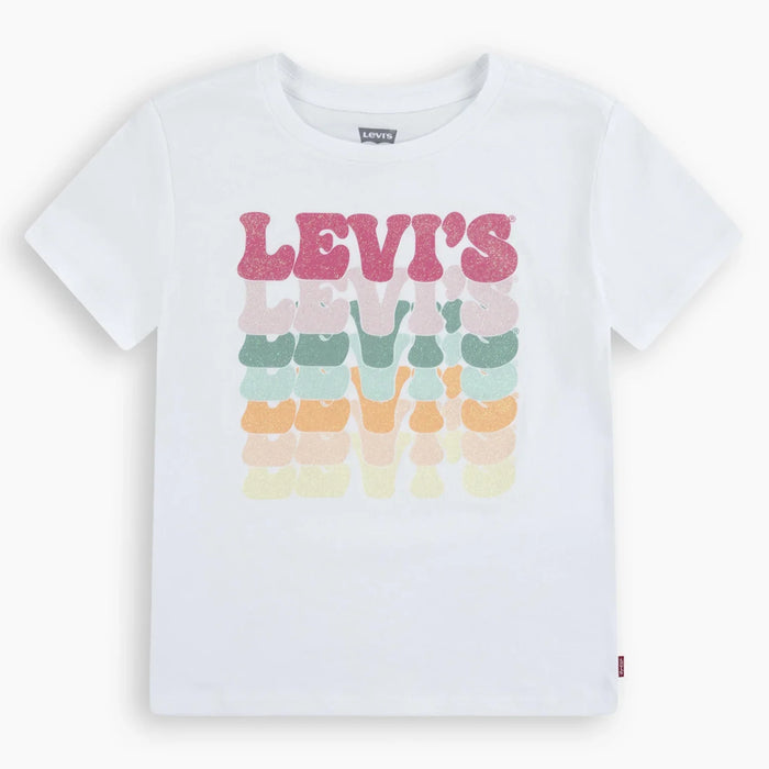 Levi's girl's retro logo t-shirt - ek859.