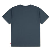 Rear view of the Levi's grey t-shirt.