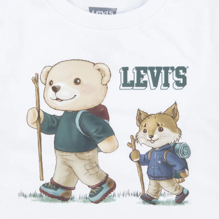 Boy's t-shirt with hiking print on the front. 