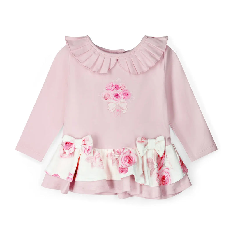 Baby girl's pale pink tunic. 