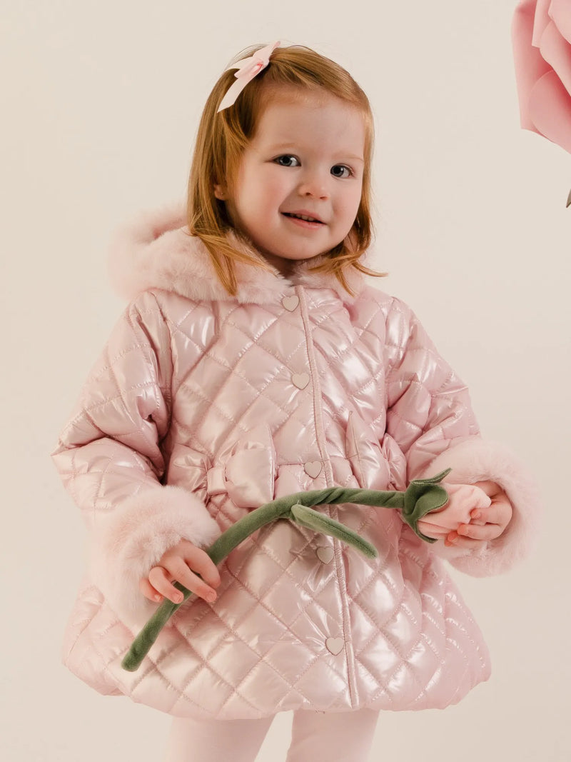 Closer look at the Little A dolly coat.