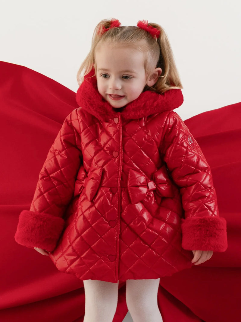 Closer look at the Little A dolly coat.