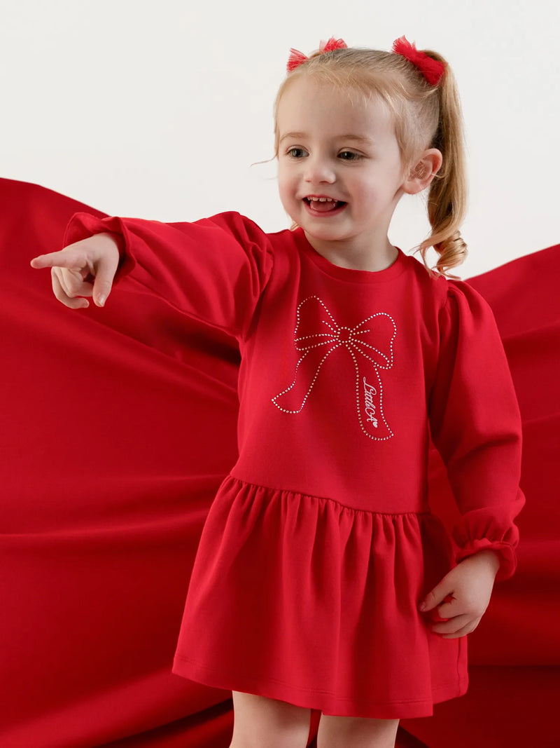 Closer look at the Little A esme dress.