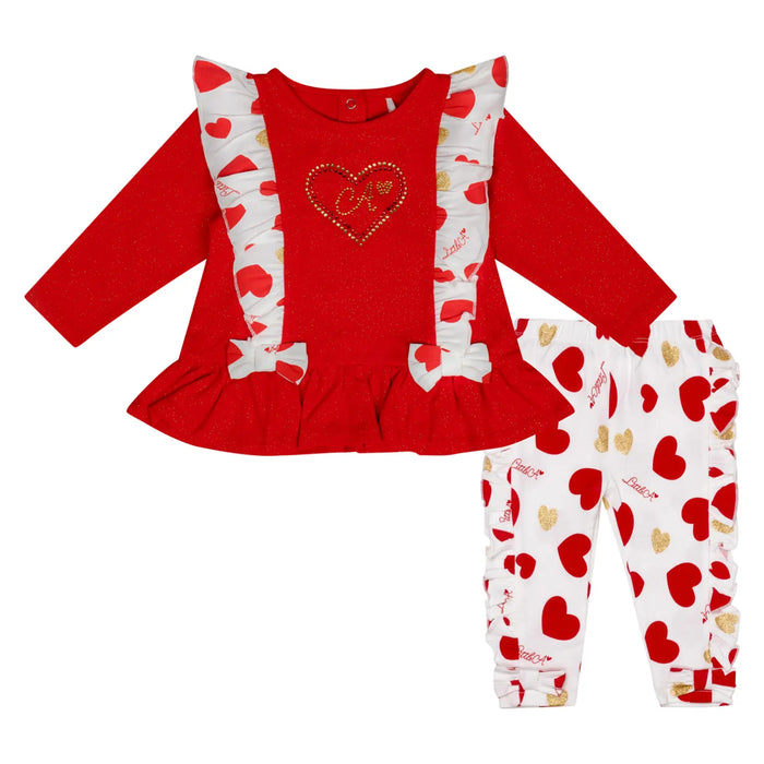 Little A holly leggings set - 24404.