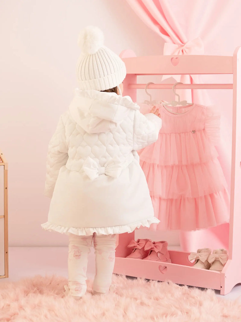 Little A Kaia Coat - Snow White