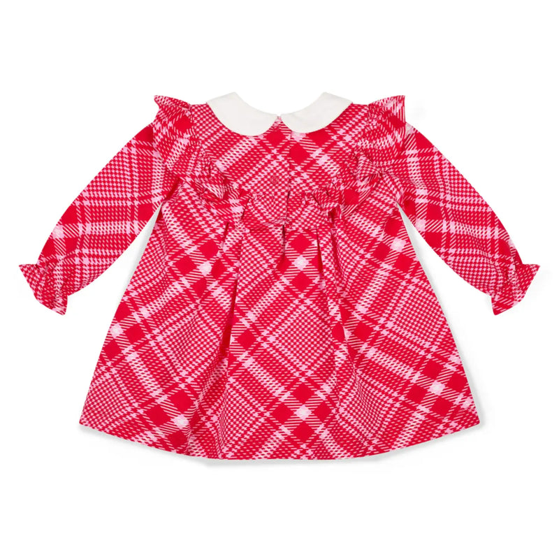 Rear view of the Little A kylie dress.