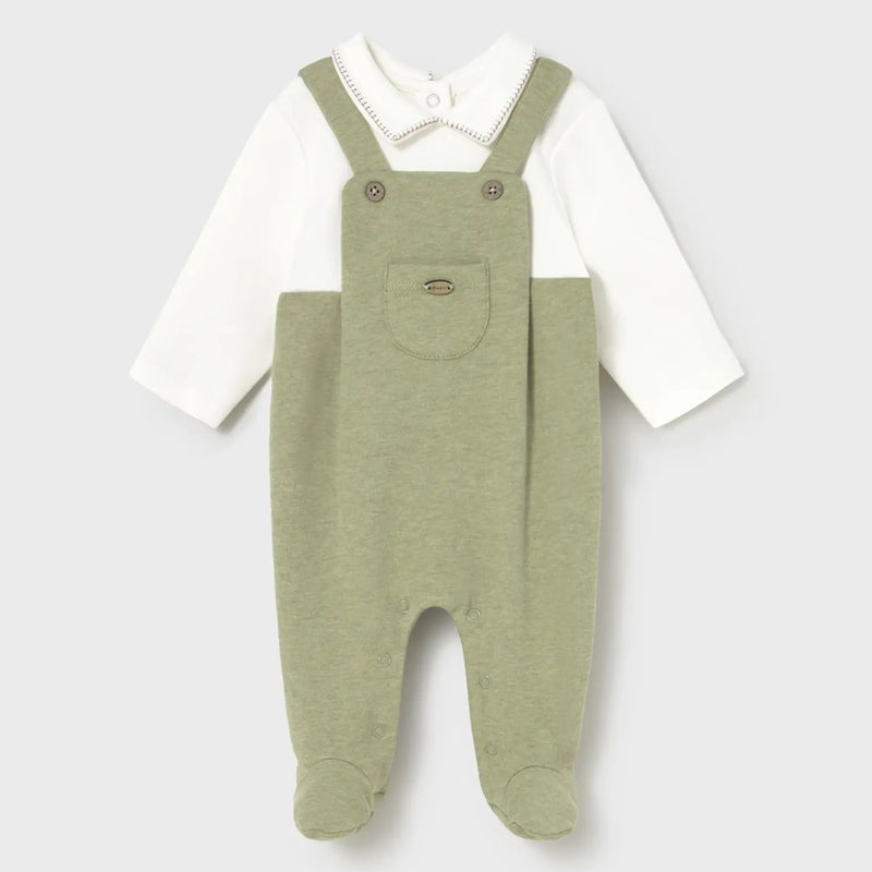 Mayoral boy's green babygrow - 02612.