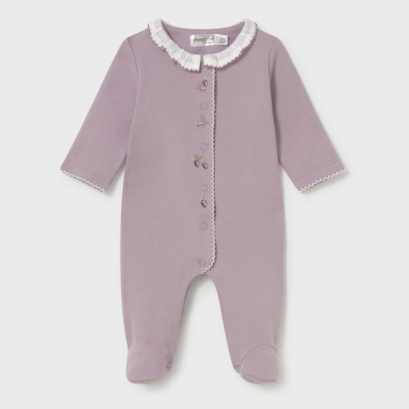Mayoral girl's mauve babygrow - 02754.