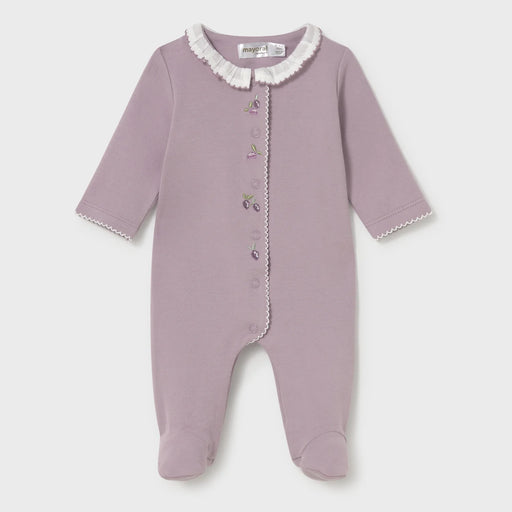 Mayoral girl's mauve babygrow - 02754.