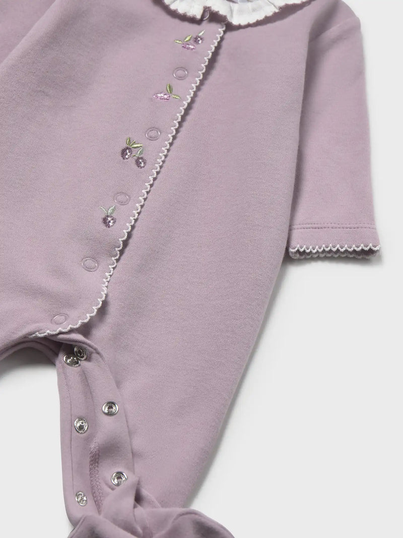 Closer look at the Mayoral babygrow.