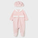 Mayoral pink babygrow & hat - 02782.