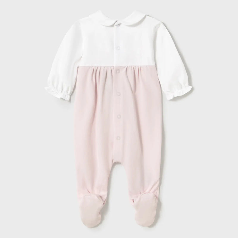 Back of the Mayoral embroidered babygrow.