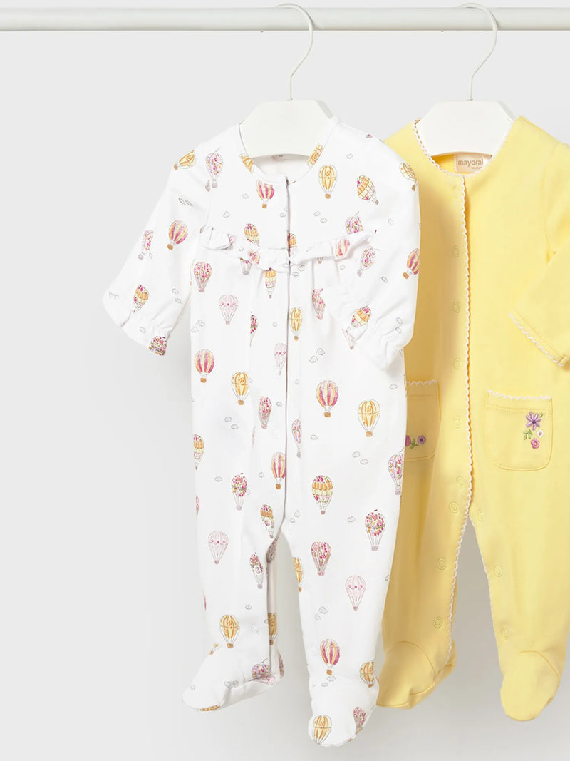 Mayoral baby girl's balloon babygrow - 01708.