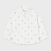 Mayoral boy's  bear print shirt - 02188.