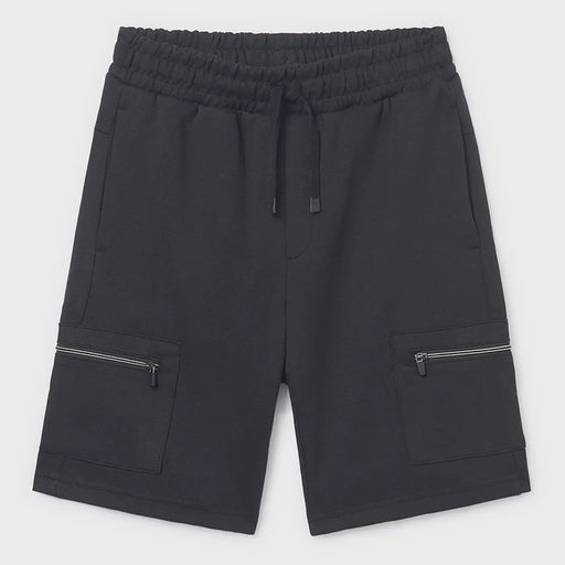 Mayoral boy's black bermuda shorts - 06219.