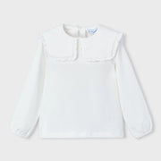 Girl's cream white bouse.