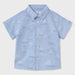 Mayoral blue boat print shirt - 01112.