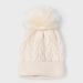 Mayoral beige bobble hat - 10834.