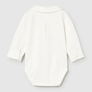 Back of the Mayoral cream bodysuit.