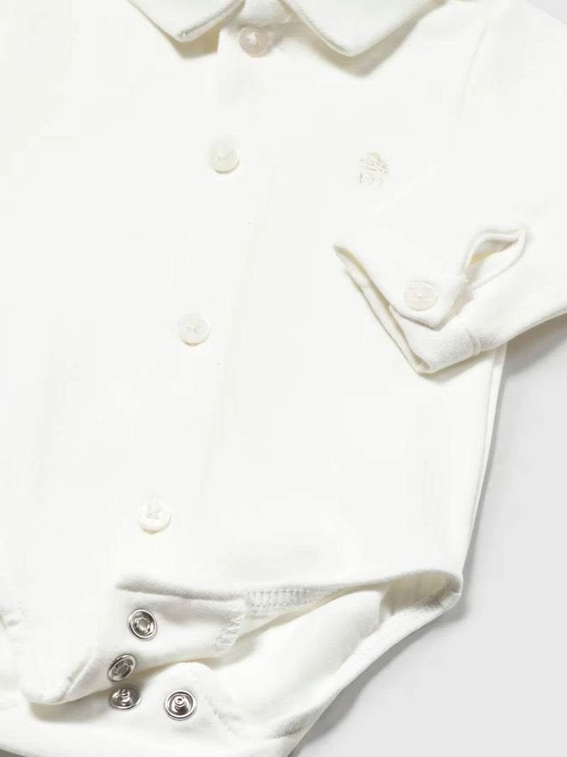 Closer view of the Mayoral bodysuit.