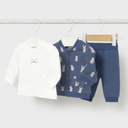 Mayoral arctic blue bunny rabbit tracksuit - 02622.
