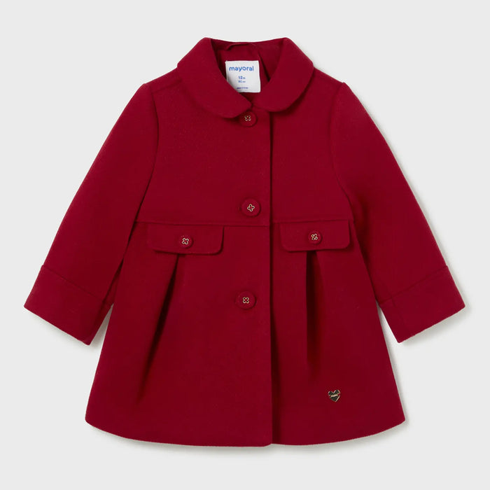 Mayoral baby girl's button coat - 02479.