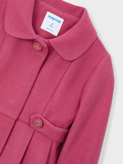 Closer look at the Mayoral button coat.