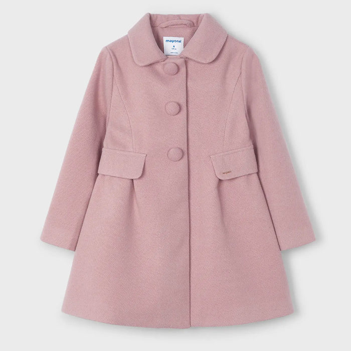 Mayoral pink button coat - 04484.