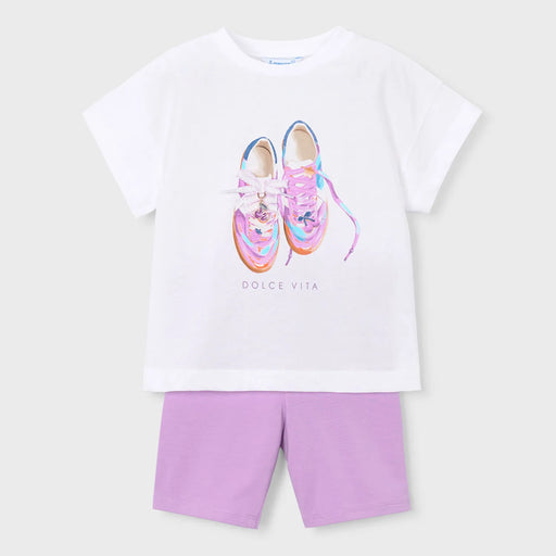 Mayoral girl's capri leggings set - 03731.