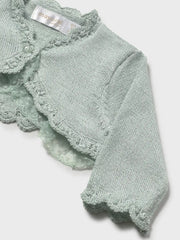 Closer look at the Mayoral cardigan.