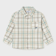 Mayoral baby boy's checked shirt - 02112.