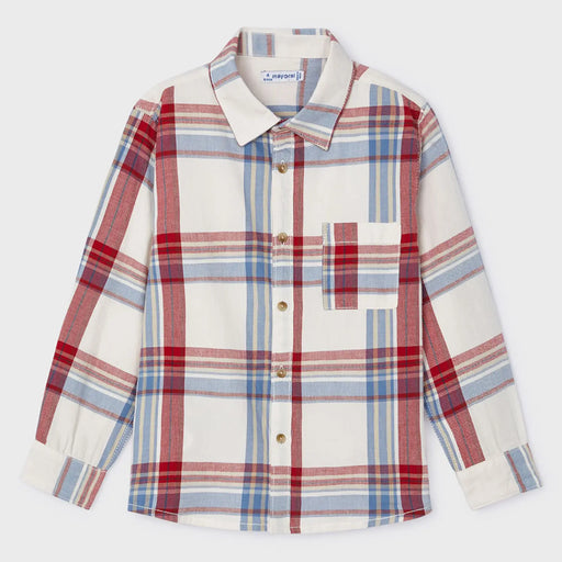 Mayoral boy's checked shirt - 04114.