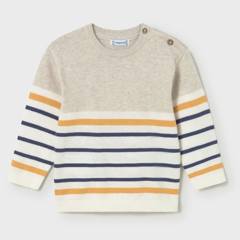 Mayoral baby boy's striped sweater - 01309.