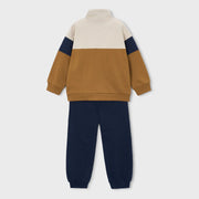 Rear view of the Mayoral colourblock tracksuit.